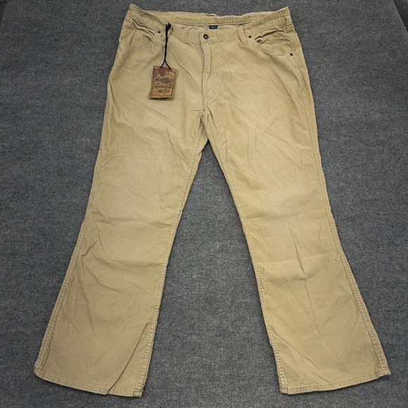 Polo Ralph Lauren Other - Vintage Polo Ralph Lauren Corduroy Pants Mens 40x30 Khaki Tan Bootcut Wide NEW